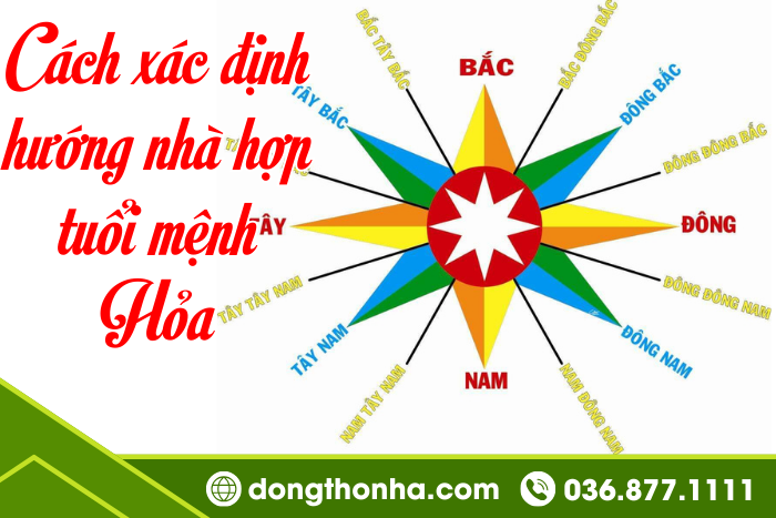 Hướng nhà đẹp cho mệnh hỏa hợp phong thủy