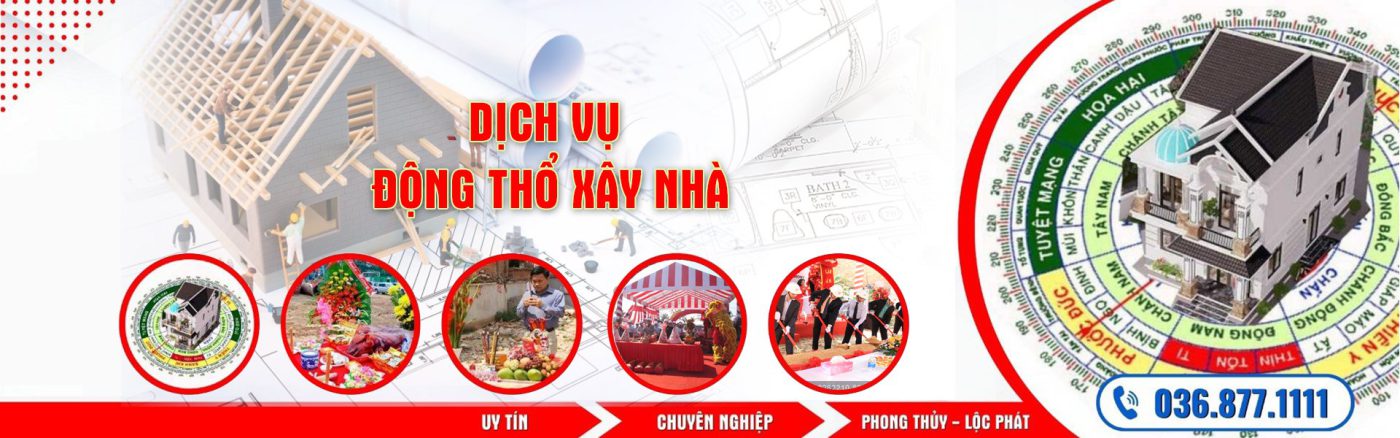 Dịch vụ động thổ xây nhà