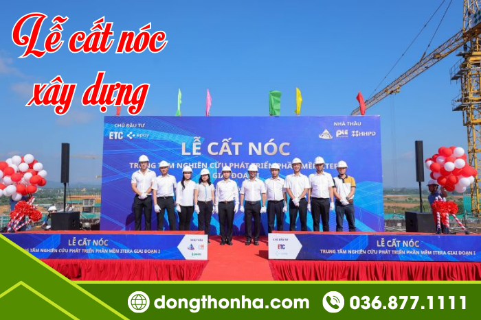 Điểm khác biệt giữa lễ cất nóc và lễ khởi công xây dựng