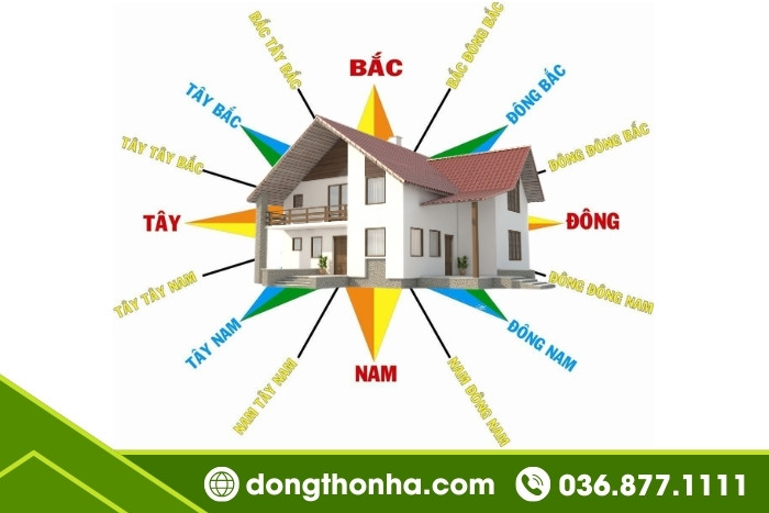 Hướng nhà đẹp cho mệnh kim - hướng Tây, Tây Bắc, Tây Nam và Đông Bắc