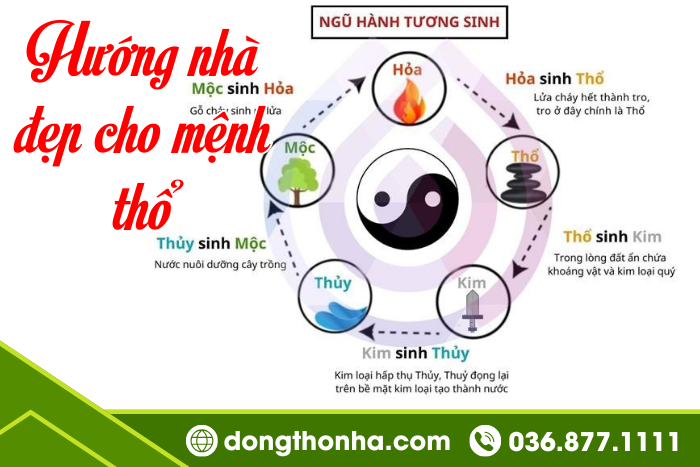 hướng nhà đẹp cho mệnh thổ gặp nhiều may mắn