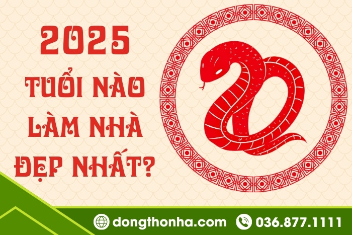 Năm 2025 tuổi nào làm nhà đẹp nhất?