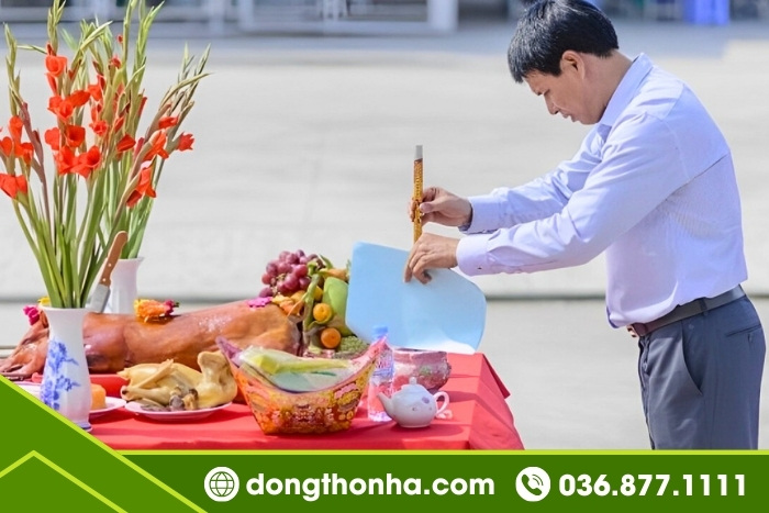 Dịch vụ cung cấp người động thổ công trình phong thủy